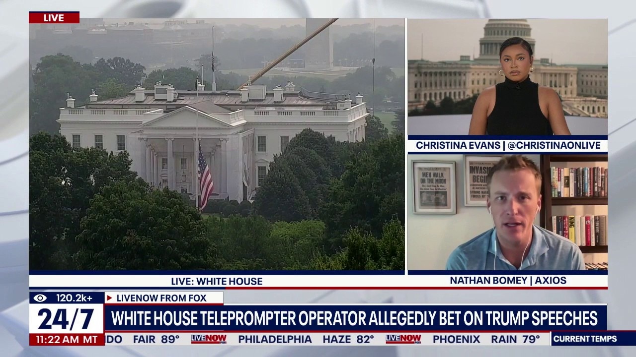 RPT: WH teleprompter operator bet on Trump speeches 
