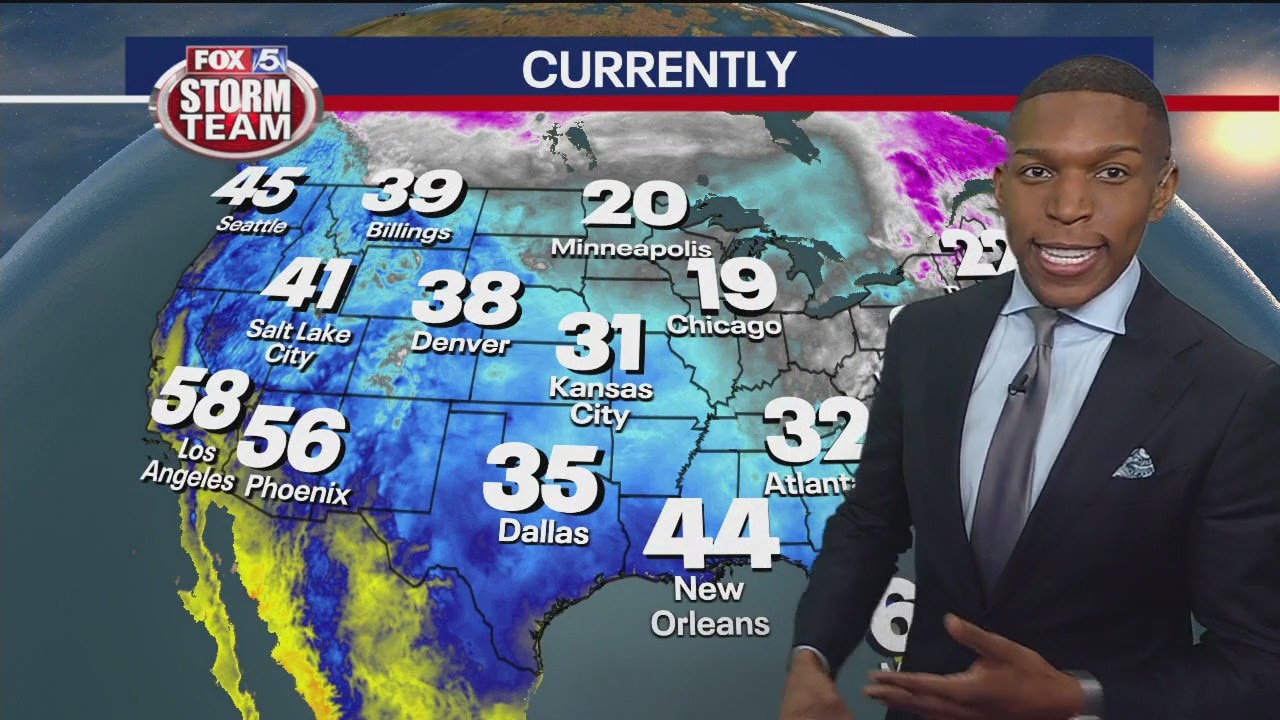 Sunday overnight forecast