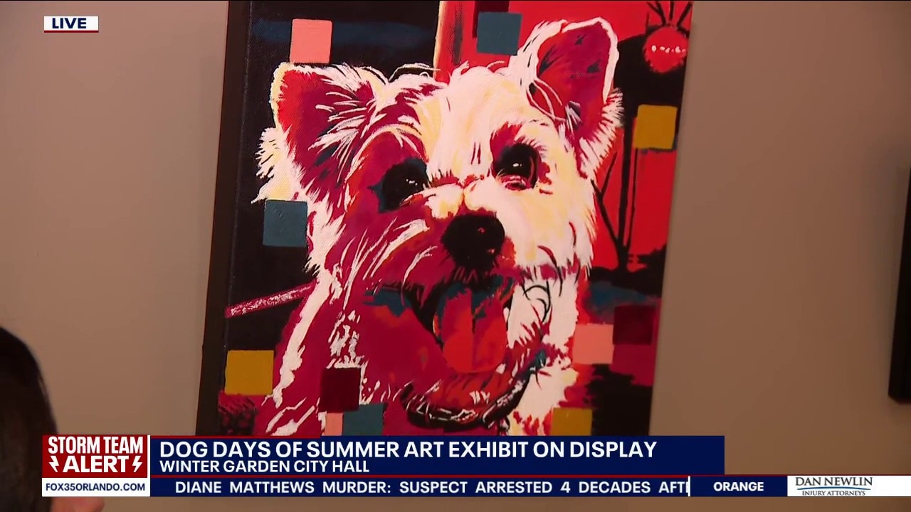 Dog Days of Summer art exhibit in Winter Garden