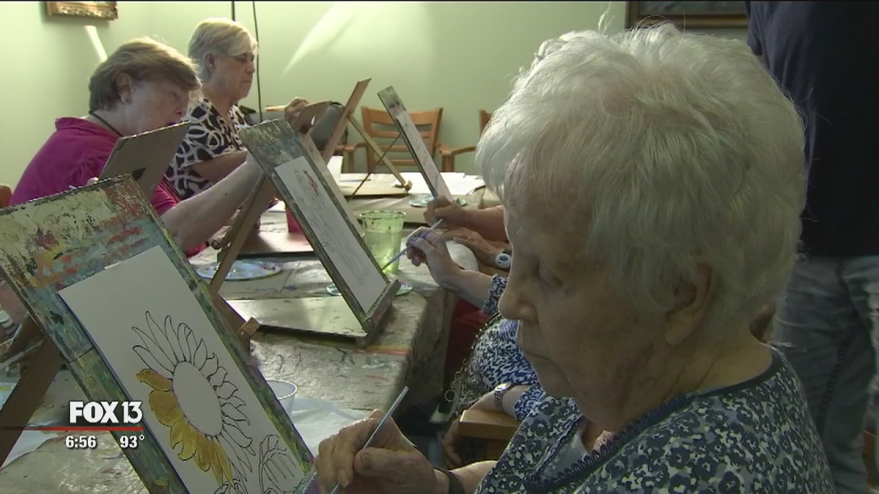 Seniors see improvements from art therapy classes