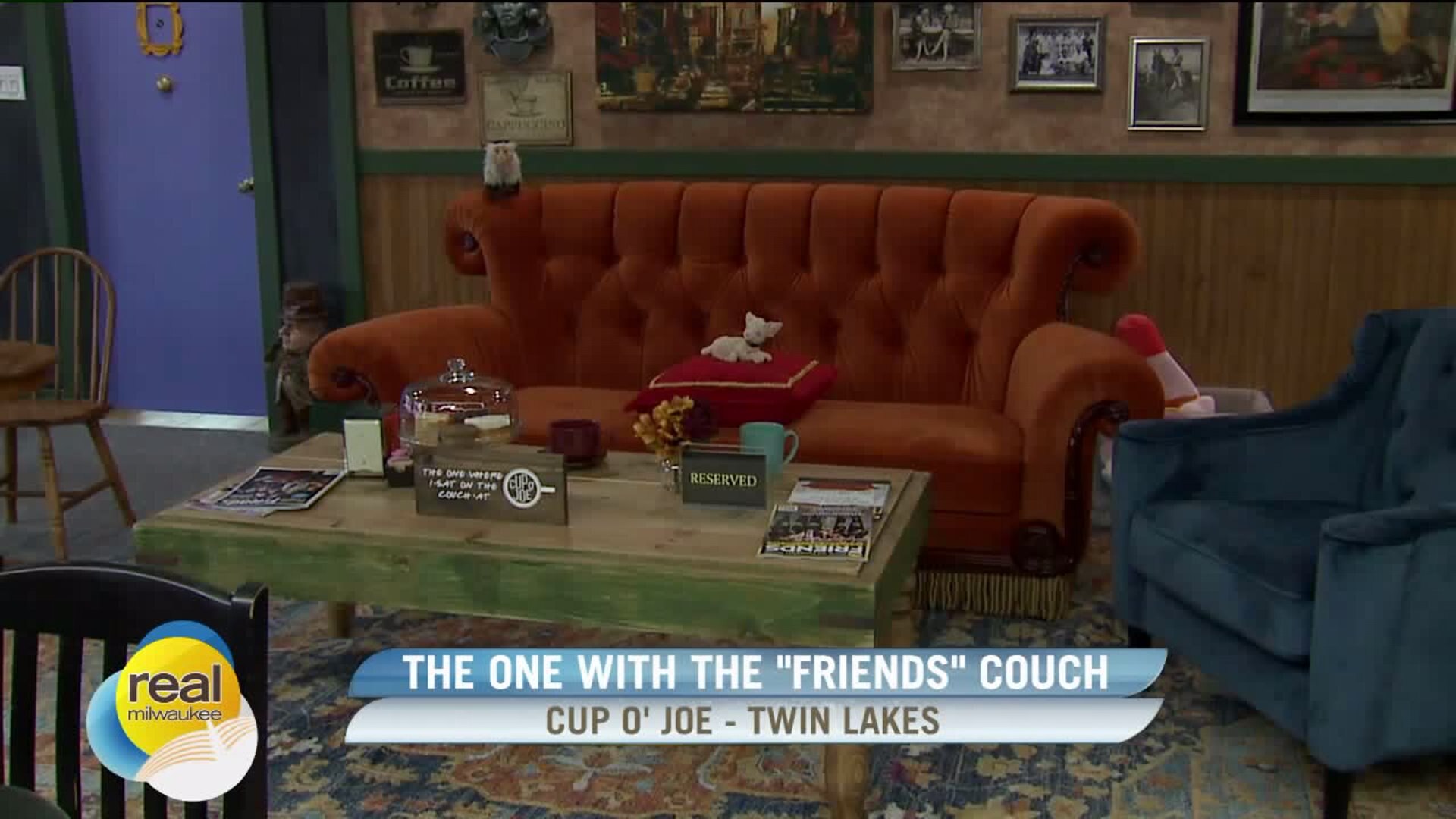 The one with the `Friends` couch