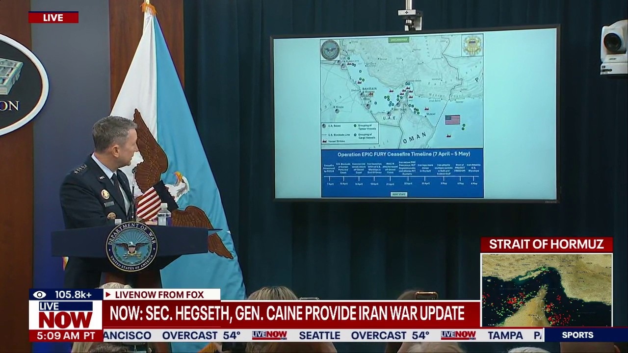 Hegseth, Caine provide urgent update on Iran war