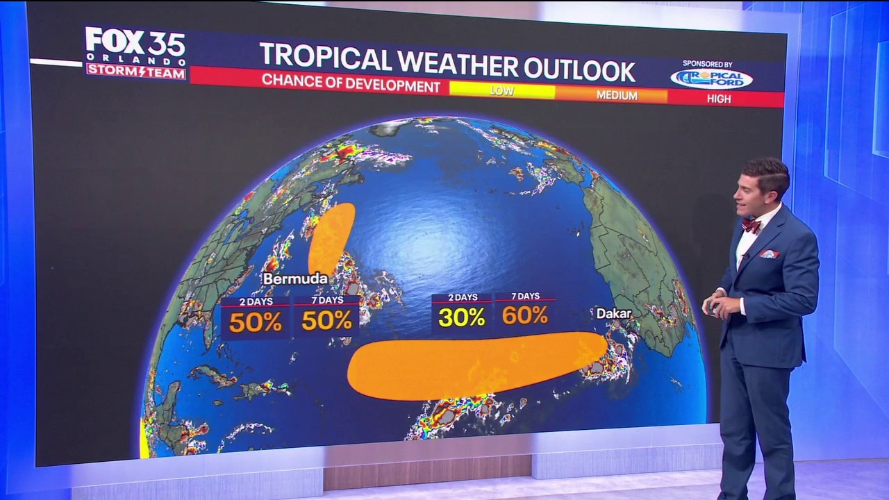 Orlando PM Weather Forecast: Rain Chances Rising, Tracking the Tropics