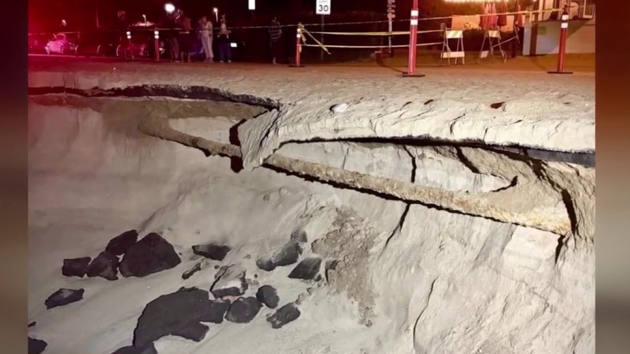 Erosion closes Westward Beach Road in Malibu