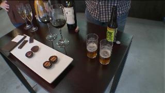 Tony tries food and wine