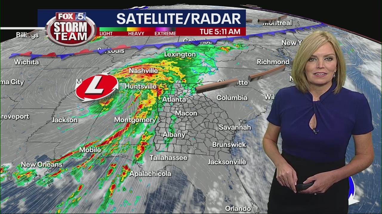 Tuesday morning weather forecast
