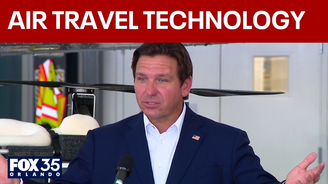 Florida Gov. Ron DeSantis supports air mobility transportation, innovation | FULL