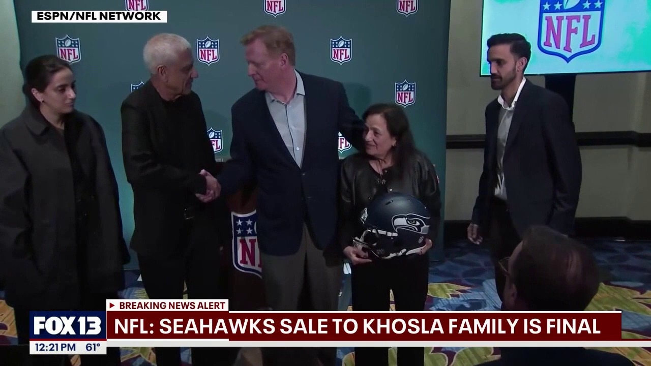 NFL officially approves Seahawks sale to Khosla family