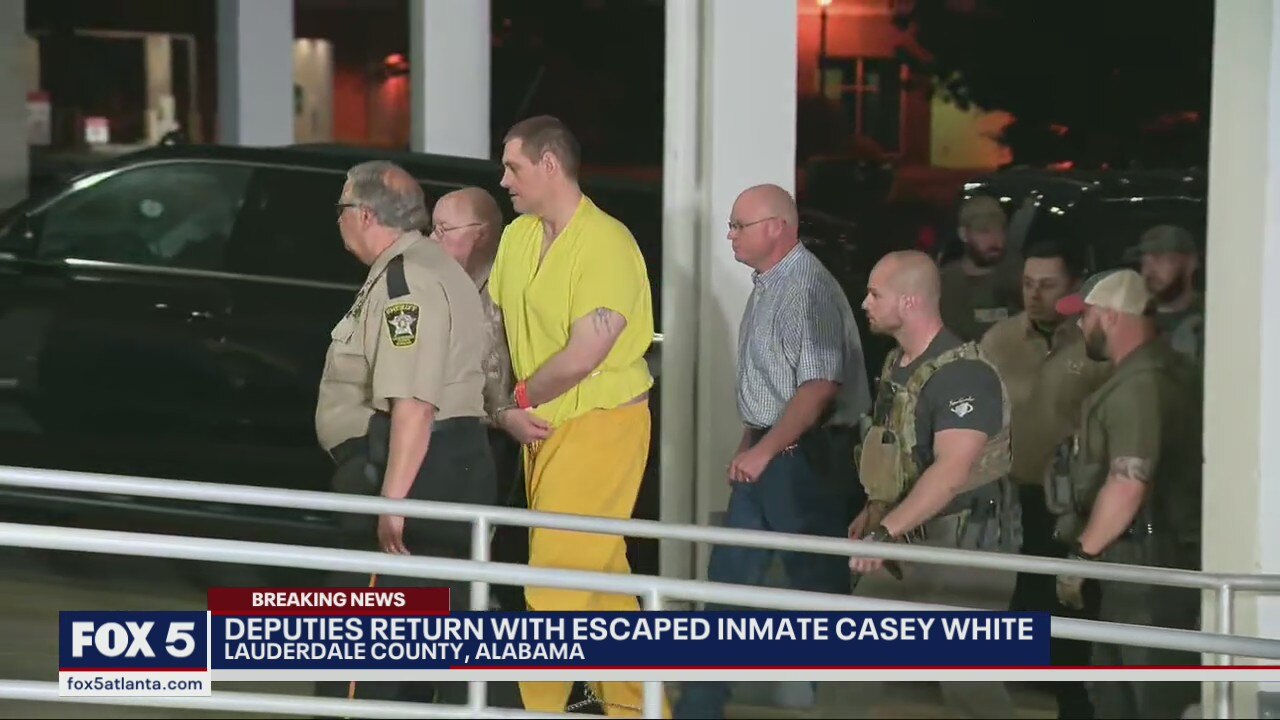 Escaped inmate Casey White returns to Alabama
