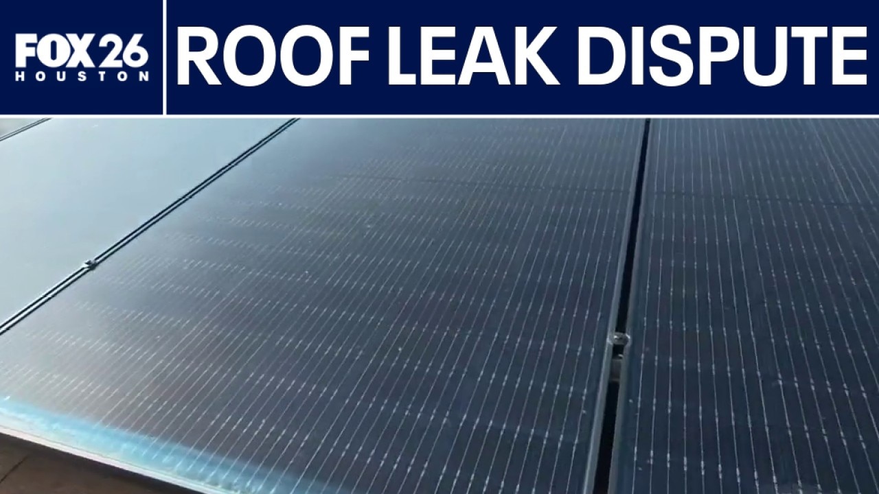Roof leak dispute over solar panels