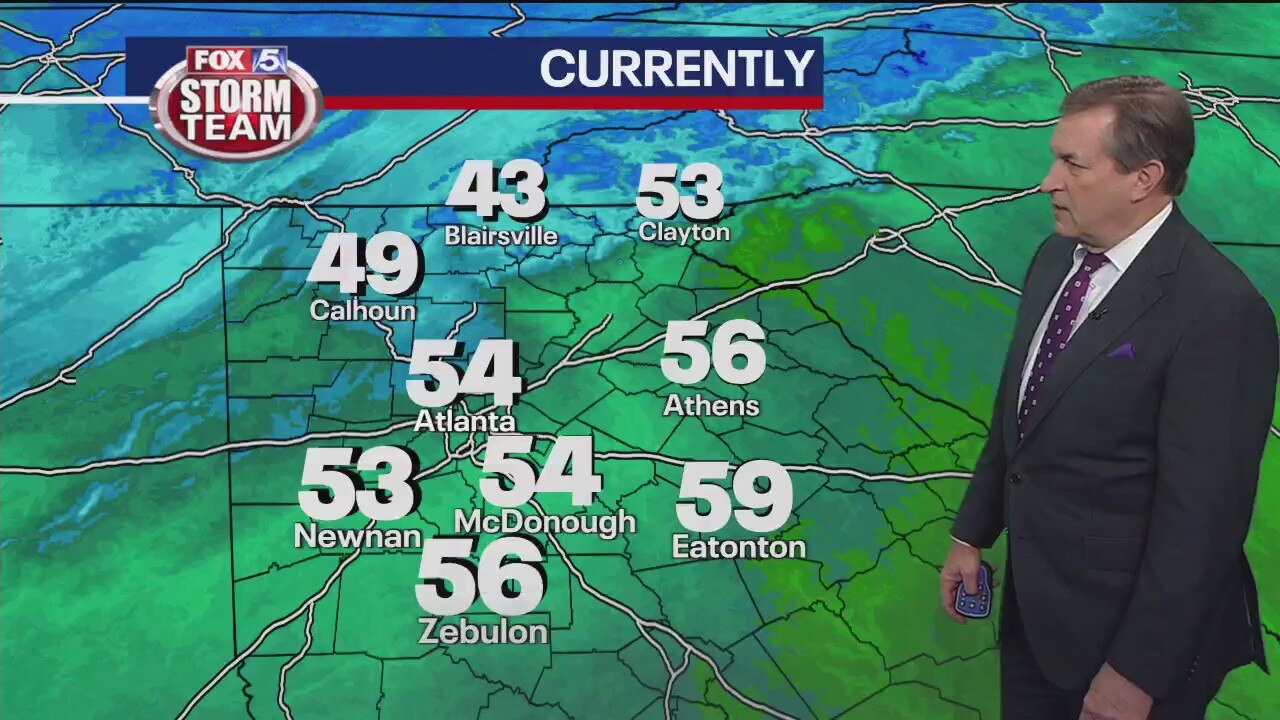 Monday afternoon forecast