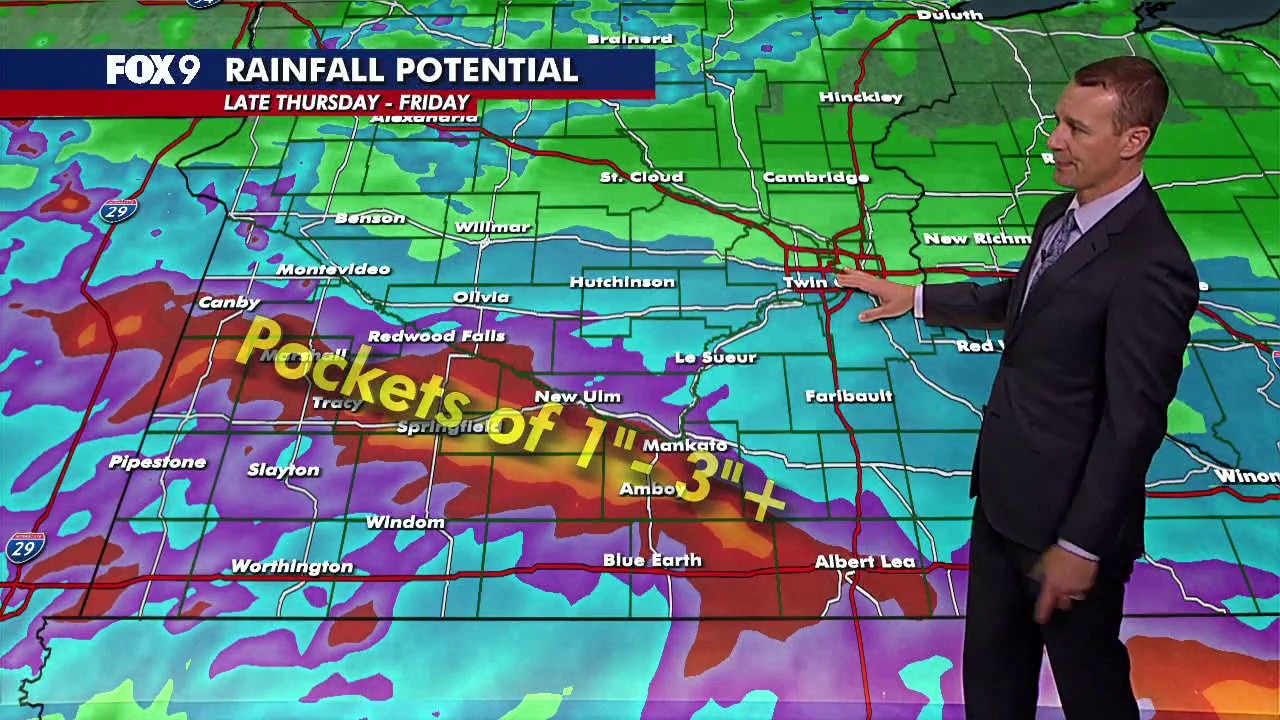 MN weather: Rain ahead Thursday evening, Friday morning