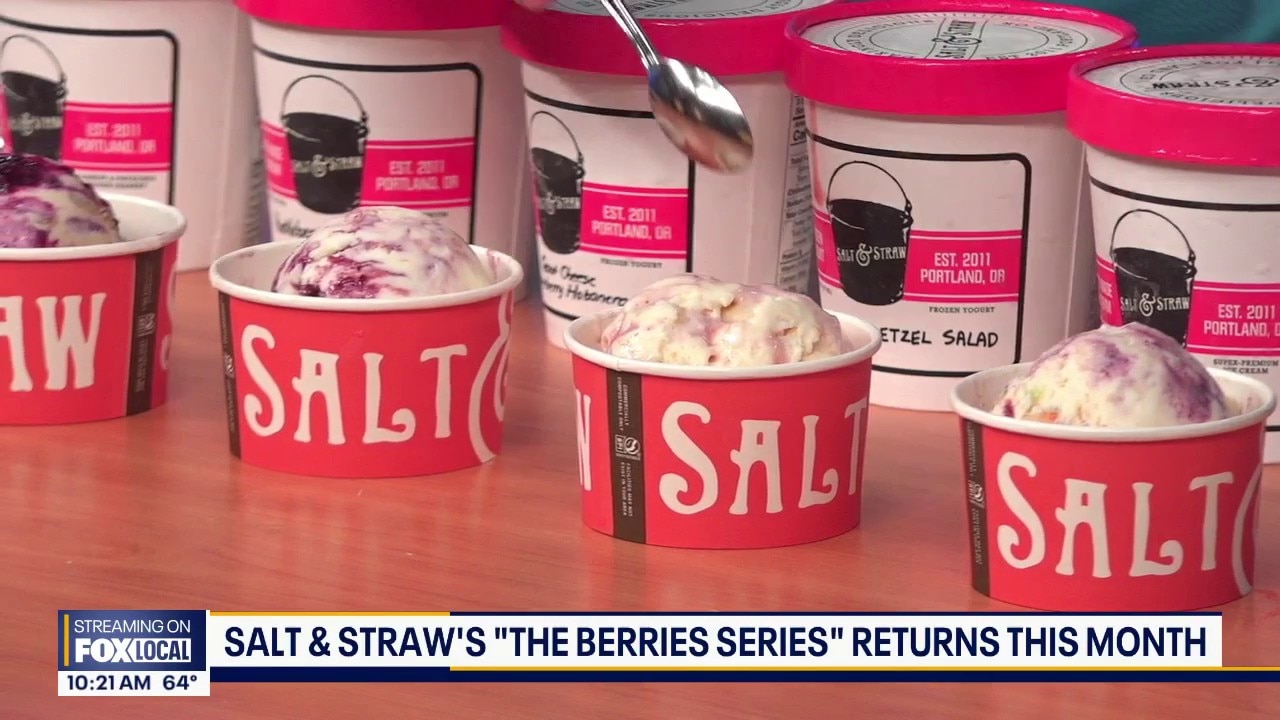 Salt & Straw's 'The Berries Series' returns this month in Seattle