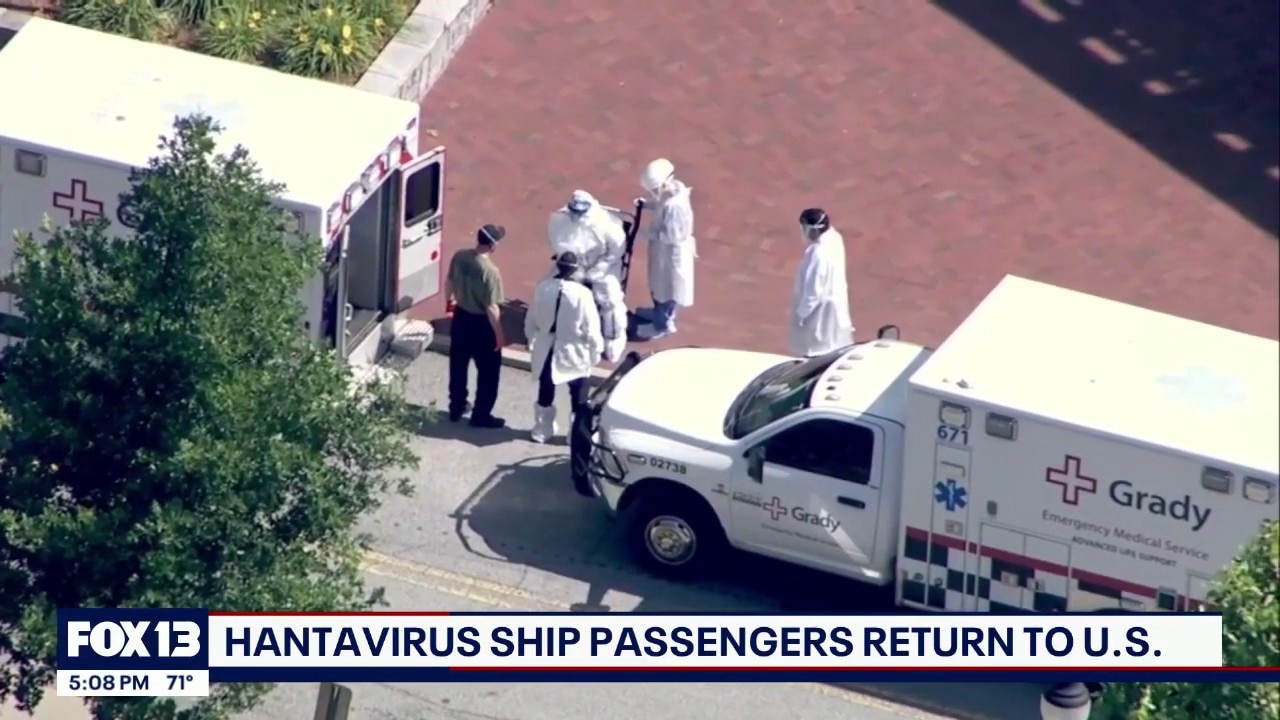 Hantavirus ship passengers return to US