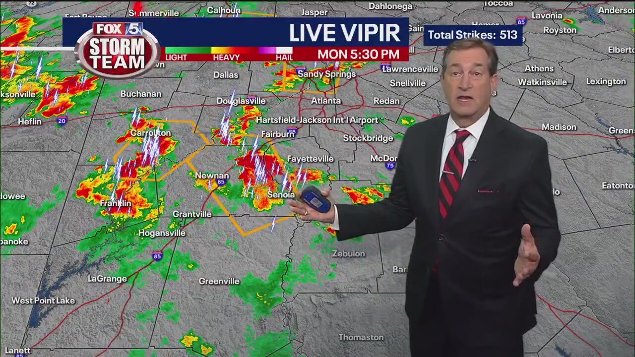 Monday evening forecast