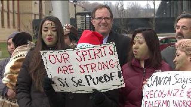 Workers protest at Palermo's Pizza
