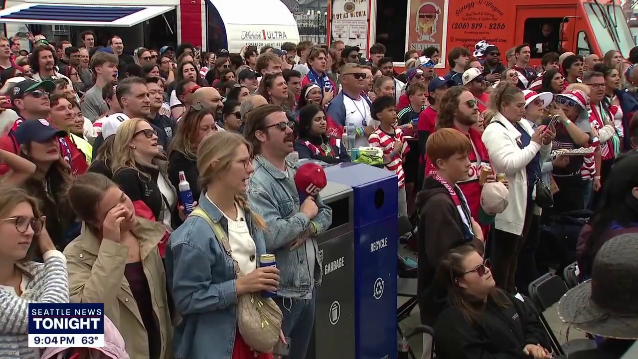 USA fans pack Seattle Waterfront for World Cup win