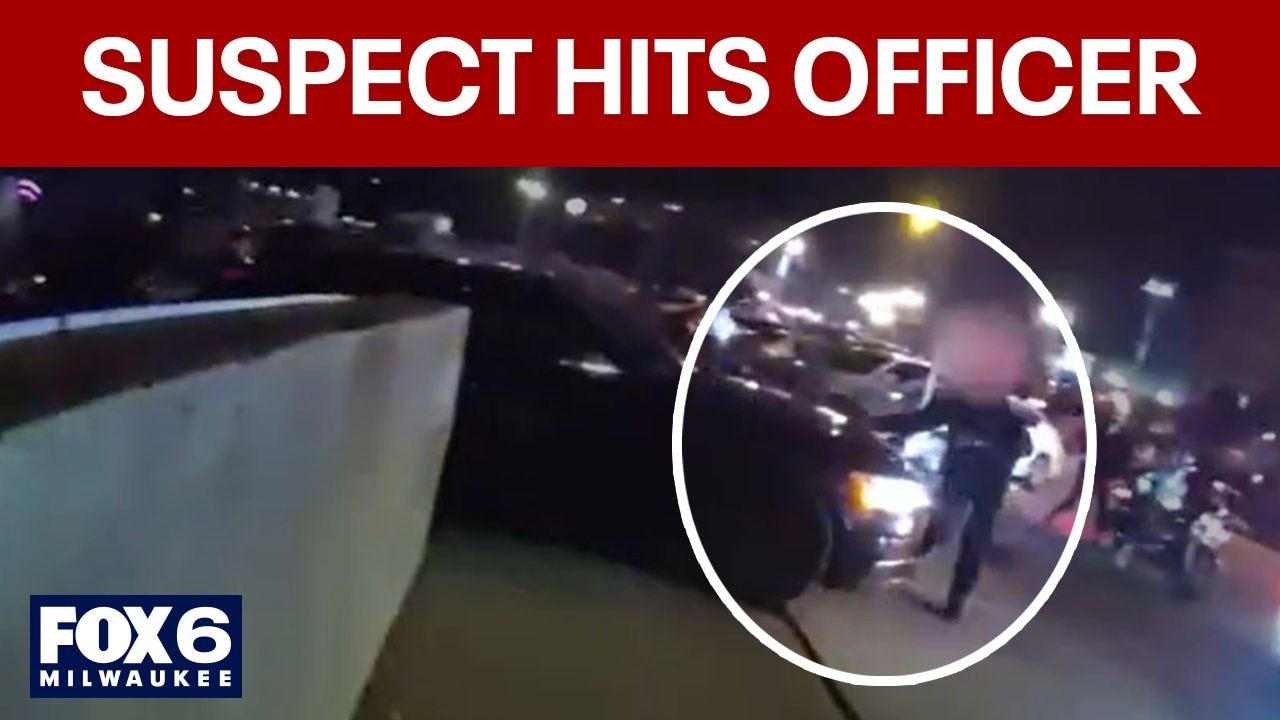 Suspects hits officer, officers fire shots