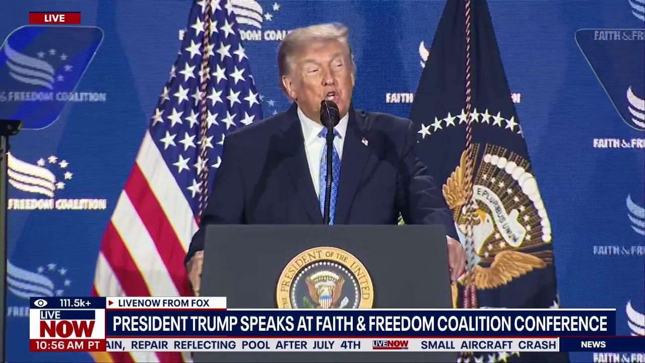 Trump speaks at Faith & Freedom Coalition conference