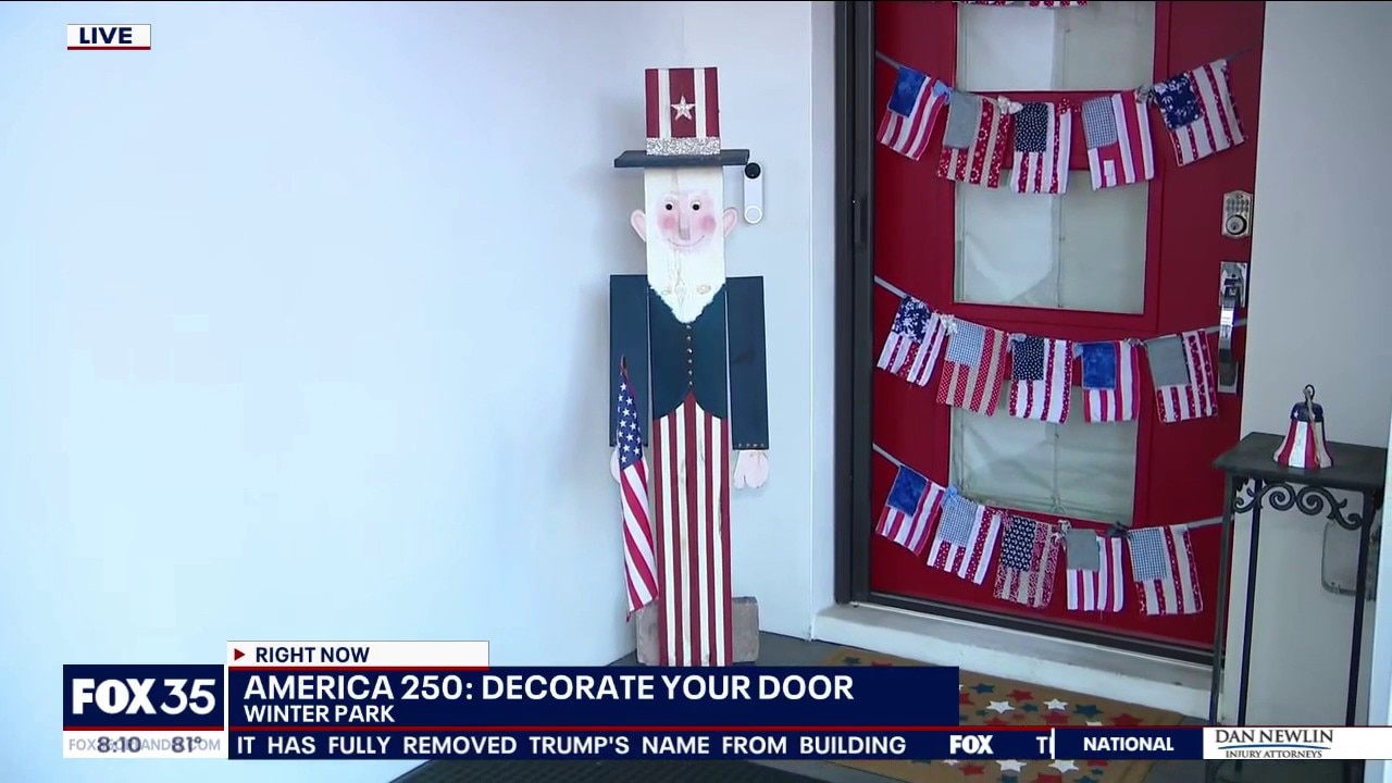 Central Florida gets festive for America 250 with outdoor decorations