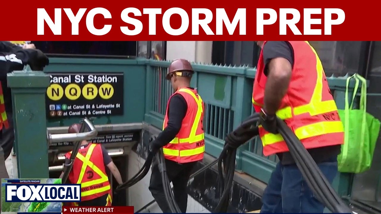 NYC preps for weekend nor'easter