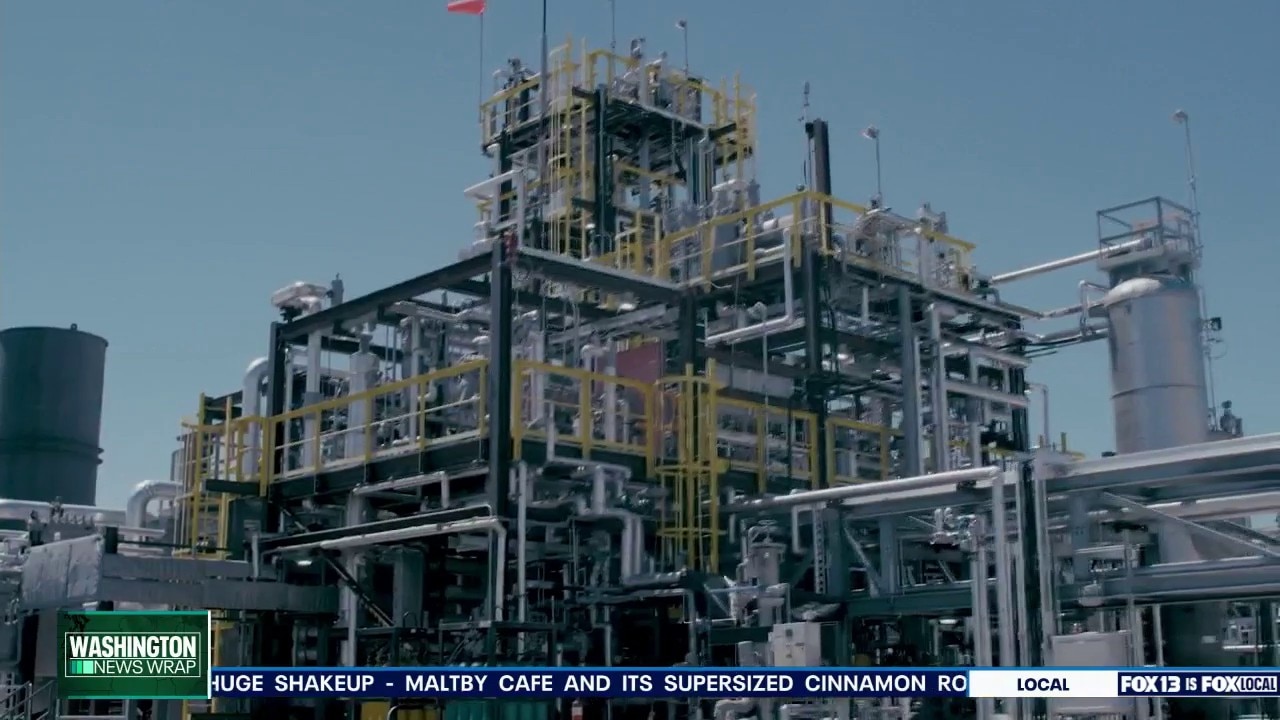 Washington plant creates jet fuel from water, air and electricity