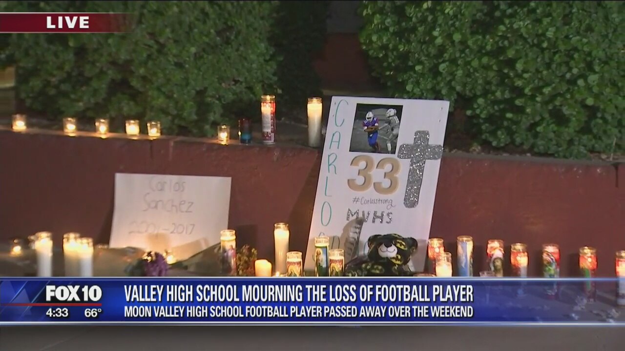 Moon Valley High School football player dies after collapsing on field