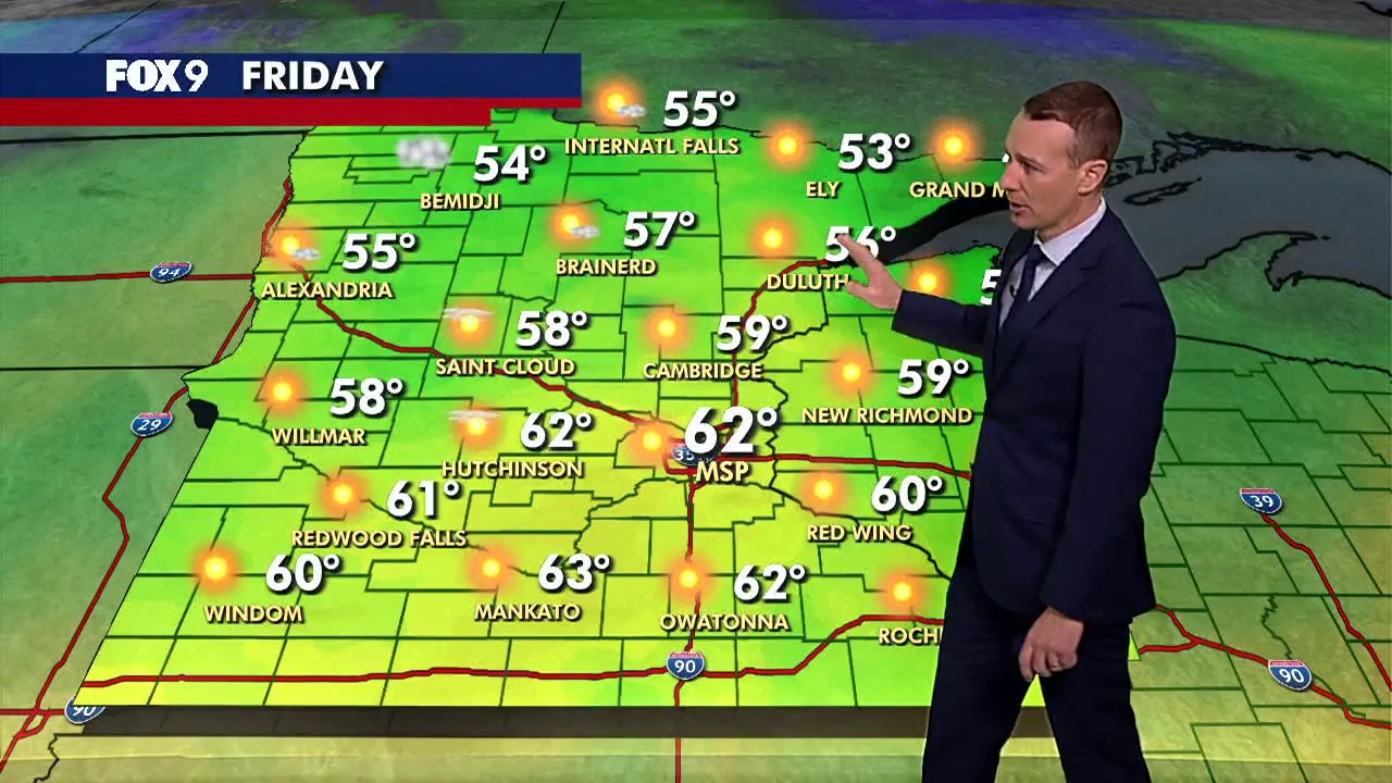 MN weather: Seasonable and bright Friday