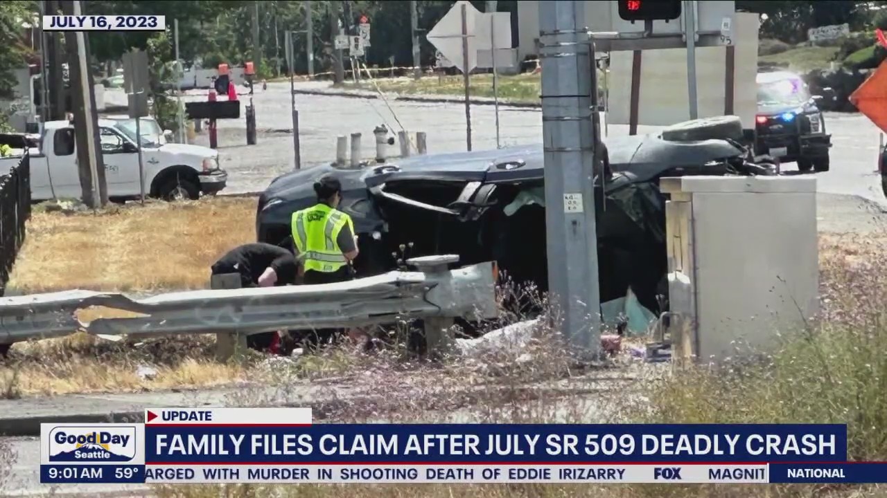 Family files claim after July SR-509 deadly crash | FOX 13 Seattle