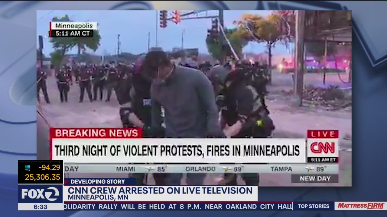 CNN reporter gets arrested on live TV