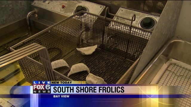 Laura checks out delicious food as she previews South Shore Frolics