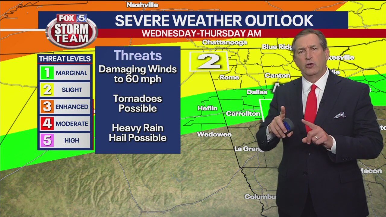 Tuesday night forecast update