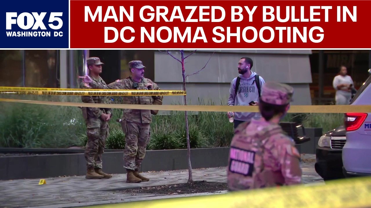 Man grazed by bullet in NoMa shooting; Three suspects wanted