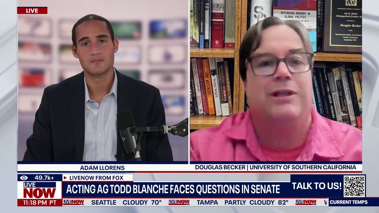 Todd Blanche faces questions over Epstein Files
