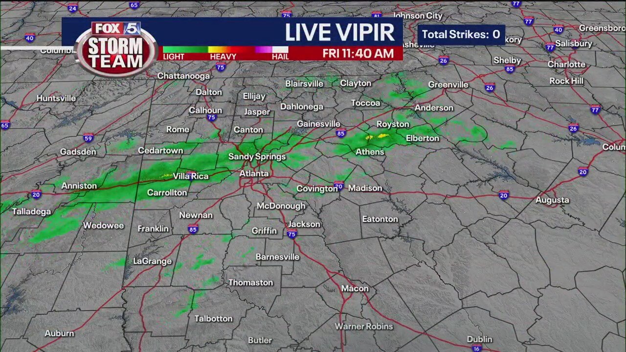 Friday midday weather