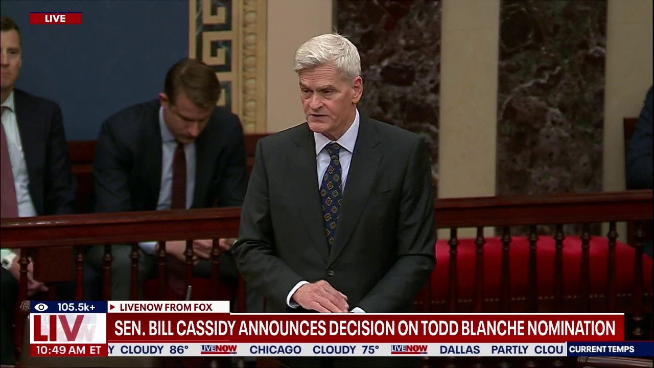 Cassidy announces support for Blanche as AG