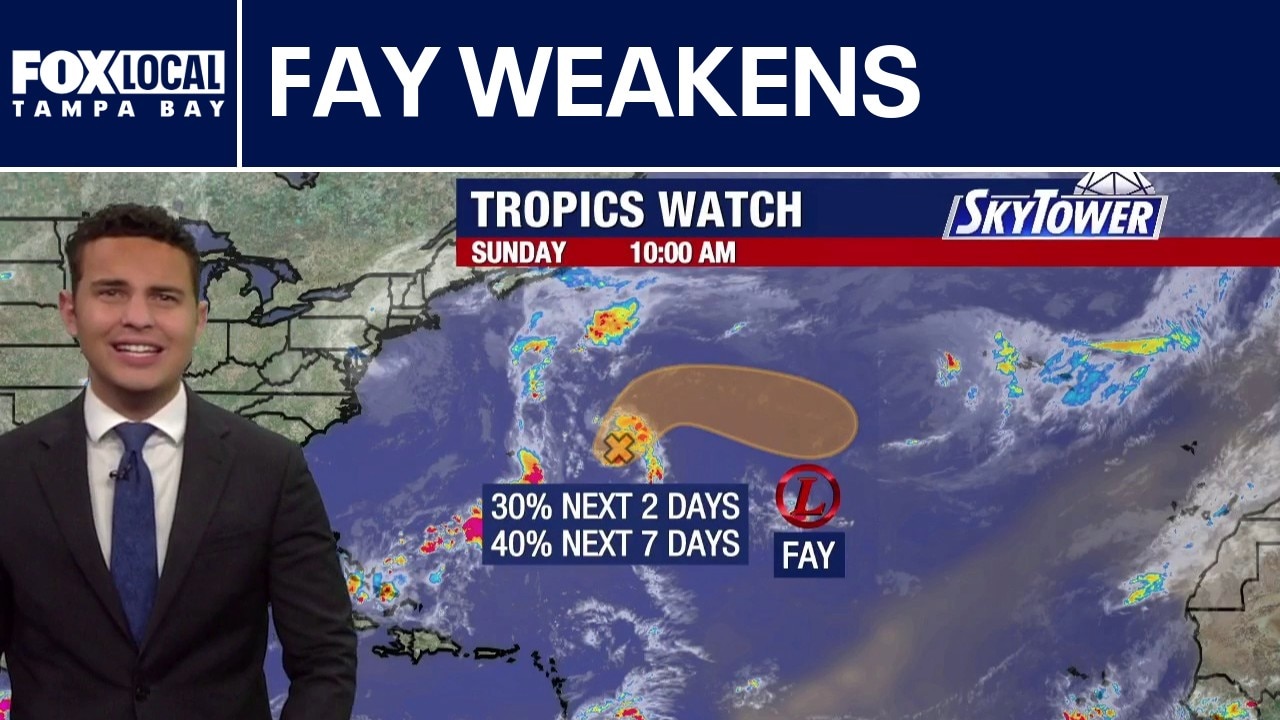 Today's tropical weather forecast