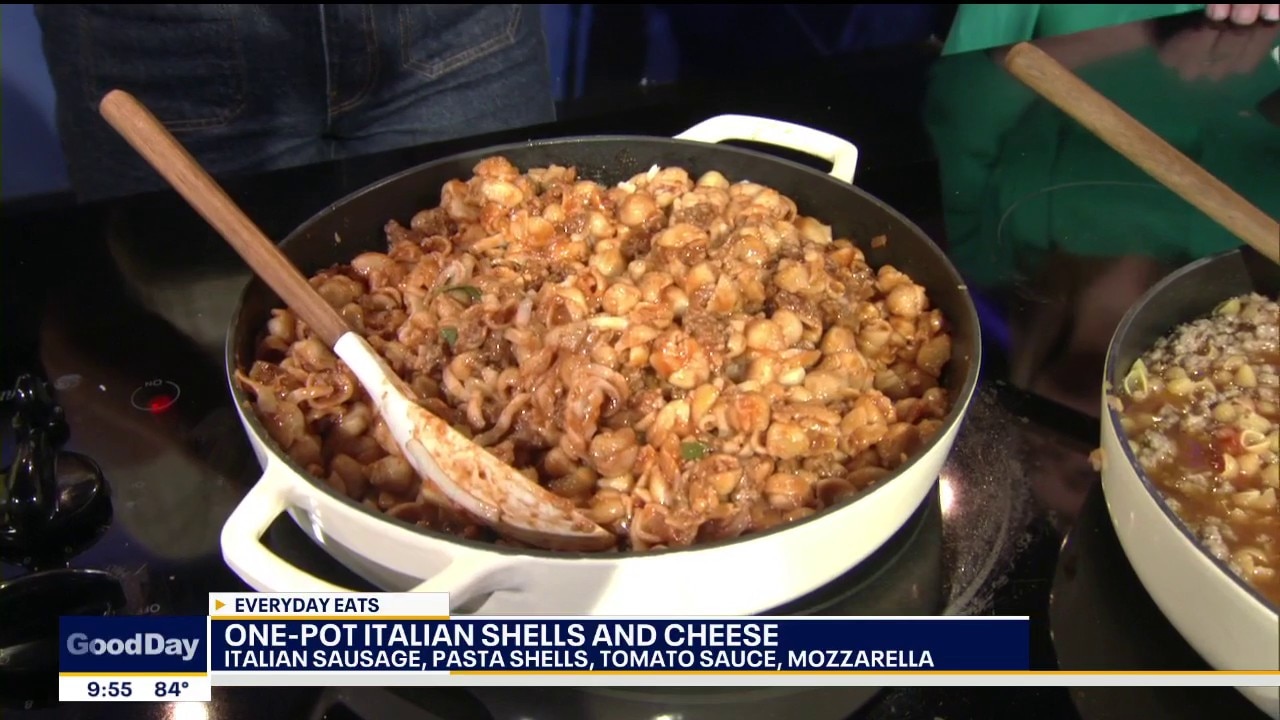 Easy one-pot Italian shells and cheese recipe