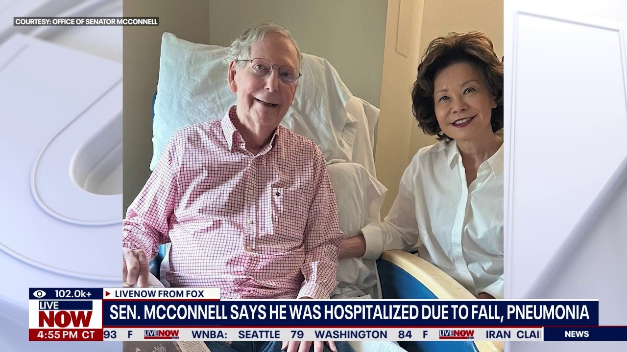 Sen. McConnell breaks silence after hospitalization