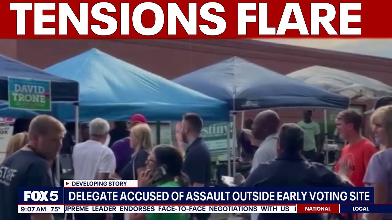 Video shows tensions flare at Maryland early voting
