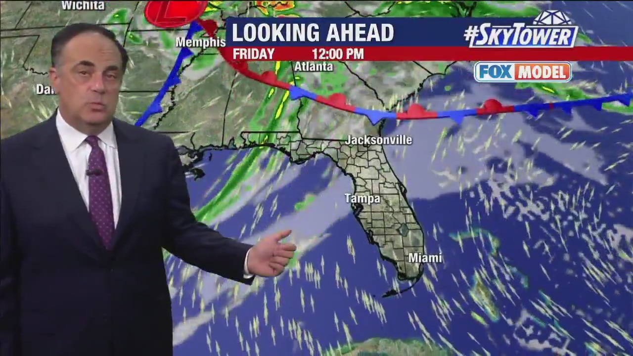 Thursday evening forecast