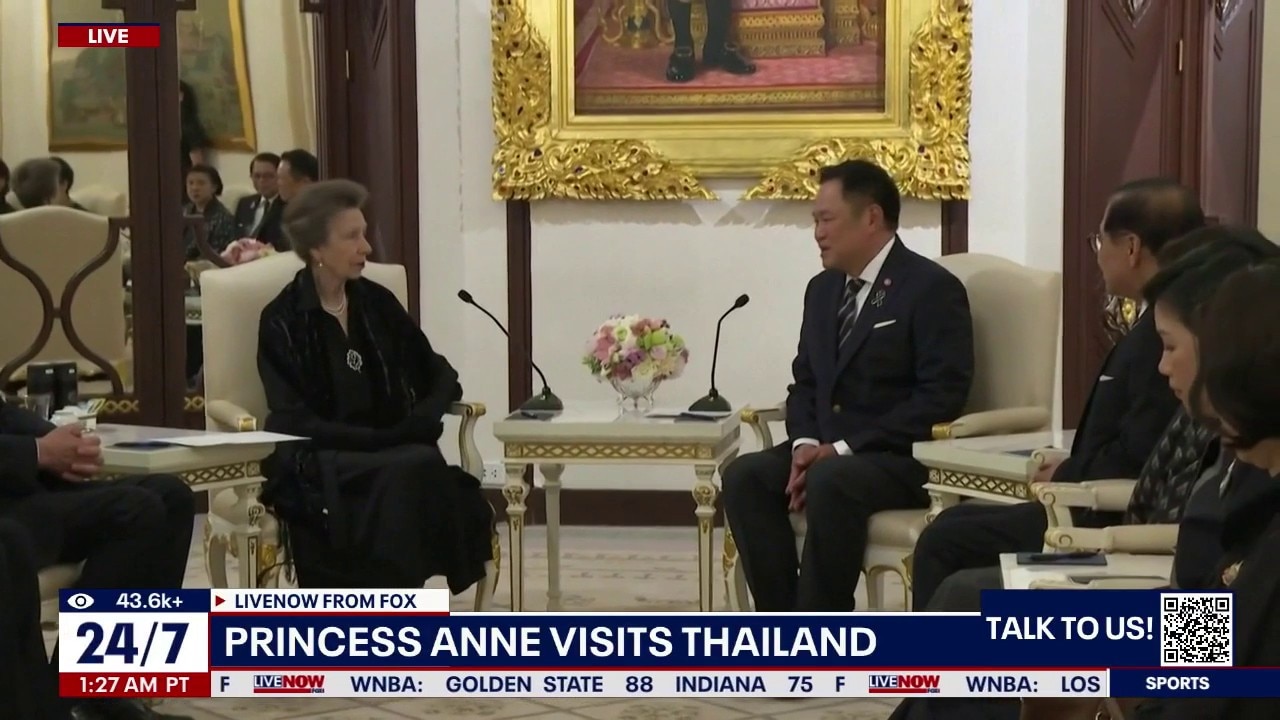 Princess Anne visits Thailand