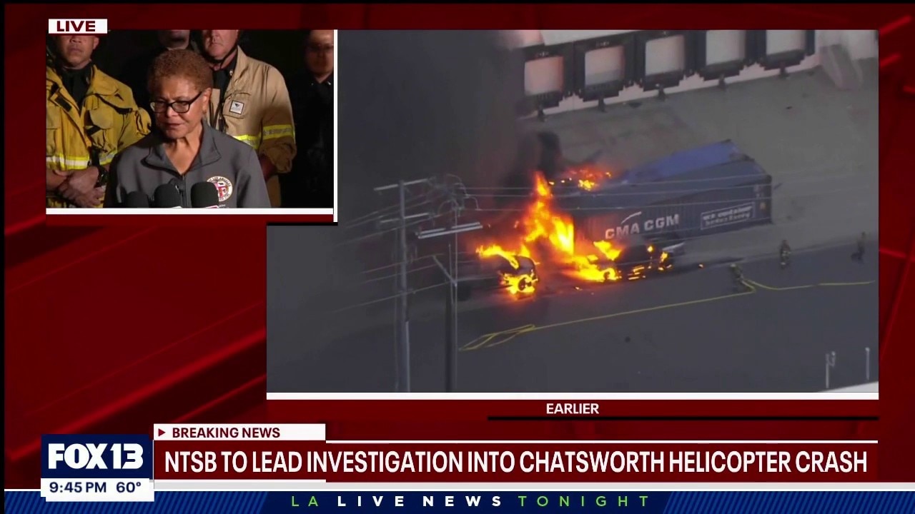 LA officials hold press conference on deadly helicopter crash