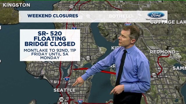 Weekend closures and alternatives with Q13 traffic expert Adam Gehrke