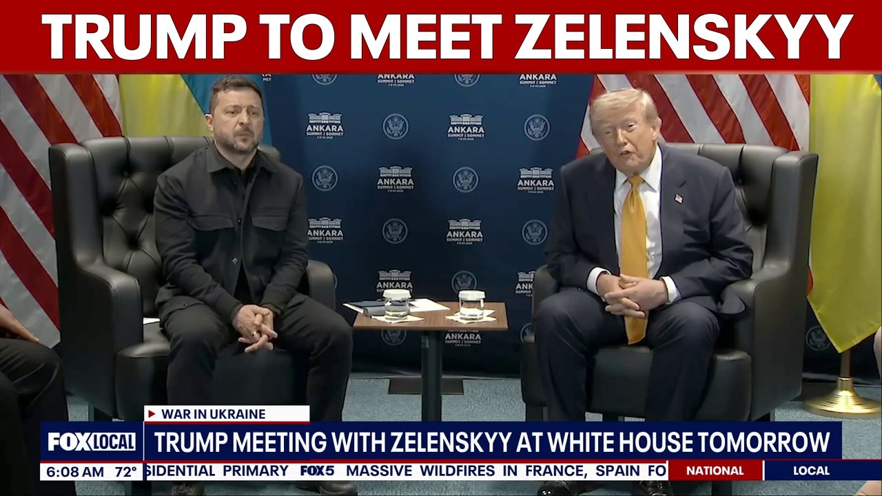 Trump to meet Zelenskyy Tuesday in DC | FOX 5 AT 6AM