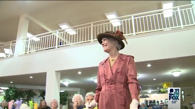 Vintage fashion show