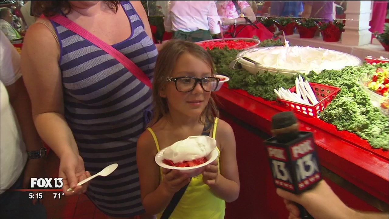 Strawberry Festival opening day
