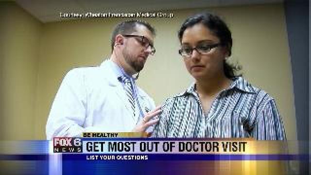 Getting the most from your visit to the doctors office