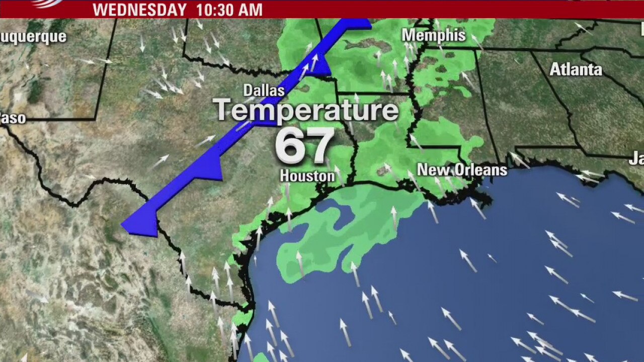 Wednesday morning weather forecast