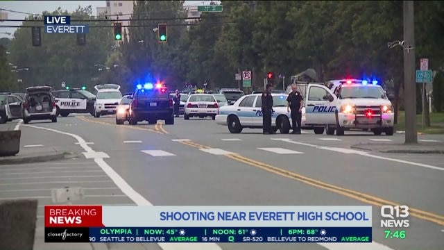 Police: Woman shoots man near Everett High School